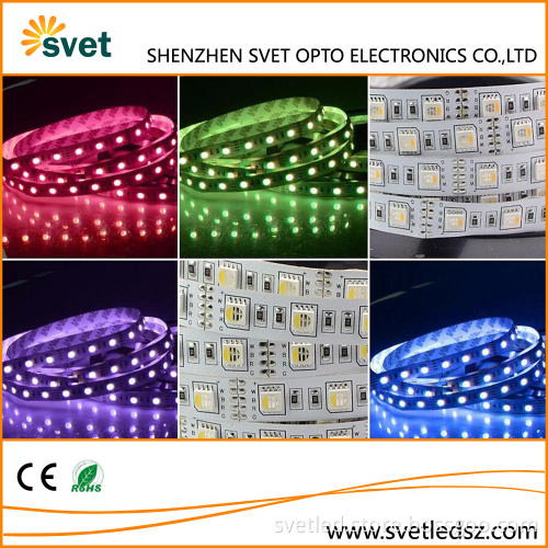 4 Chips in 1 SMD RGBW Led Strip 5050 60 with Wireless Remote Controller